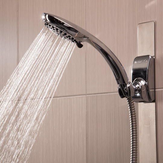 Stainless Steel Height Adjustable Hand-Held Shower Head