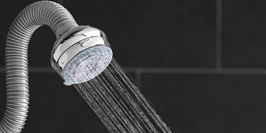 SideWinder Adjustable Shower Head with Auto Lock Arm