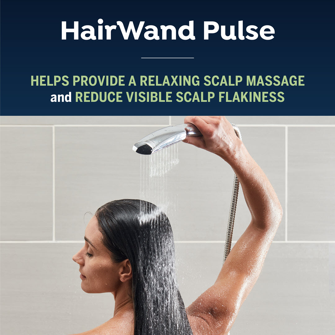 Waterpik® HairWand Pulsating Wand Massage Spray: Efficacy on Scalp Stimulation and Flake Removal
