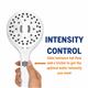 Hand Holding QBS-561MEB ShowerCare Pivoting Hand Held Shower Head- Intensity Control