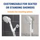 QBS-561MEB ShowerCare Hand Held Shower Head- Mounting Options