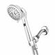 Waterpik ShowerCare Pivoting Shower Head QBS-563MEB in Chrome