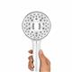 Hand Holding QMK-753M Secure Magnetic Hand Held Shower Head