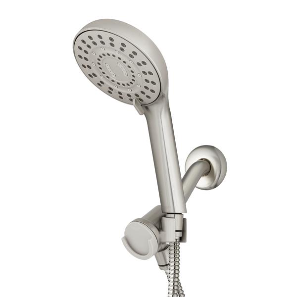 QMR-869ME Secure Magnetic Hand Held Shower Head in Brushed Nickel