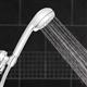 Side View of XAL-643ME Hand Held Shower Head Spraying Water