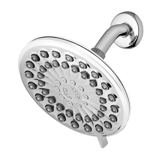 6” Fixed Shower head -High Pressure Showerhead - Anti-clog Anti