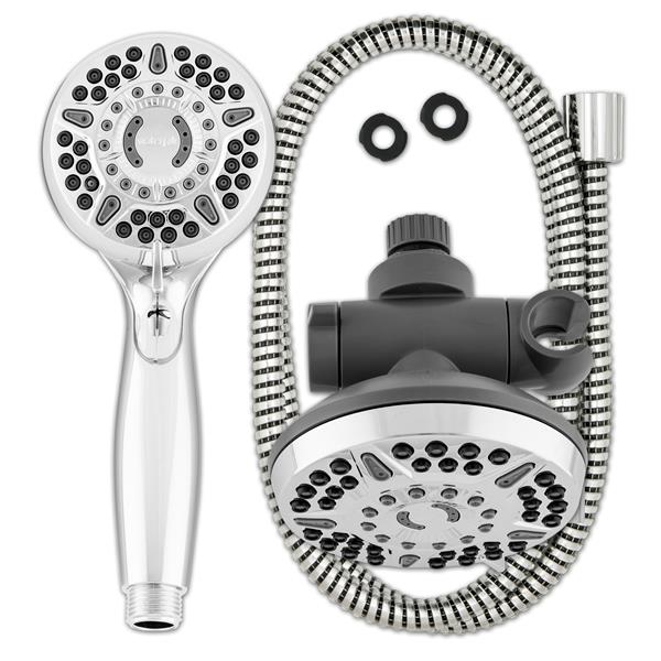 XET-633-643 Dual - Hand Held Shower Head and Hose