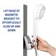Hand Mounting Shower Head on Magnetic Slide Strip Accessory Kit MGS-003ME