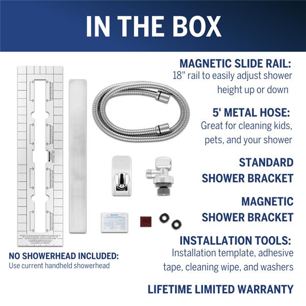 Magnetic Slide Strip Accessory Kit MGS-003ME and Hose