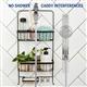 MGS-003ME Magnetic Slide Strip Accessory Kit- No Shower Caddy Interferences