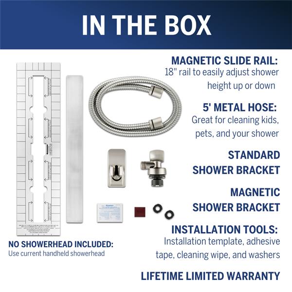 Magnetic Slide Strip Accessory Kit MGS-009ME and Hose