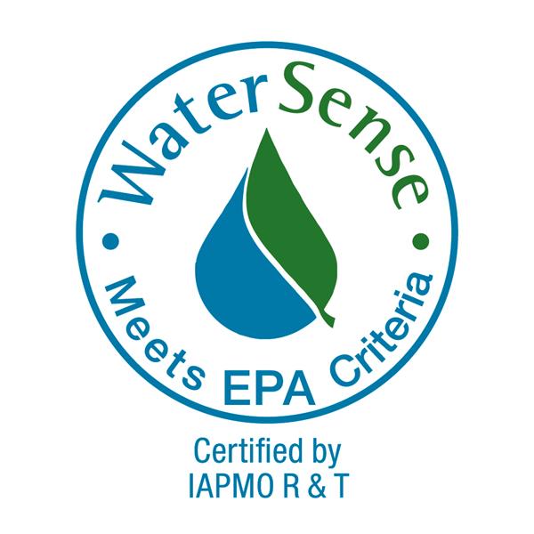 WaterSense Certified by IAPMO R&T